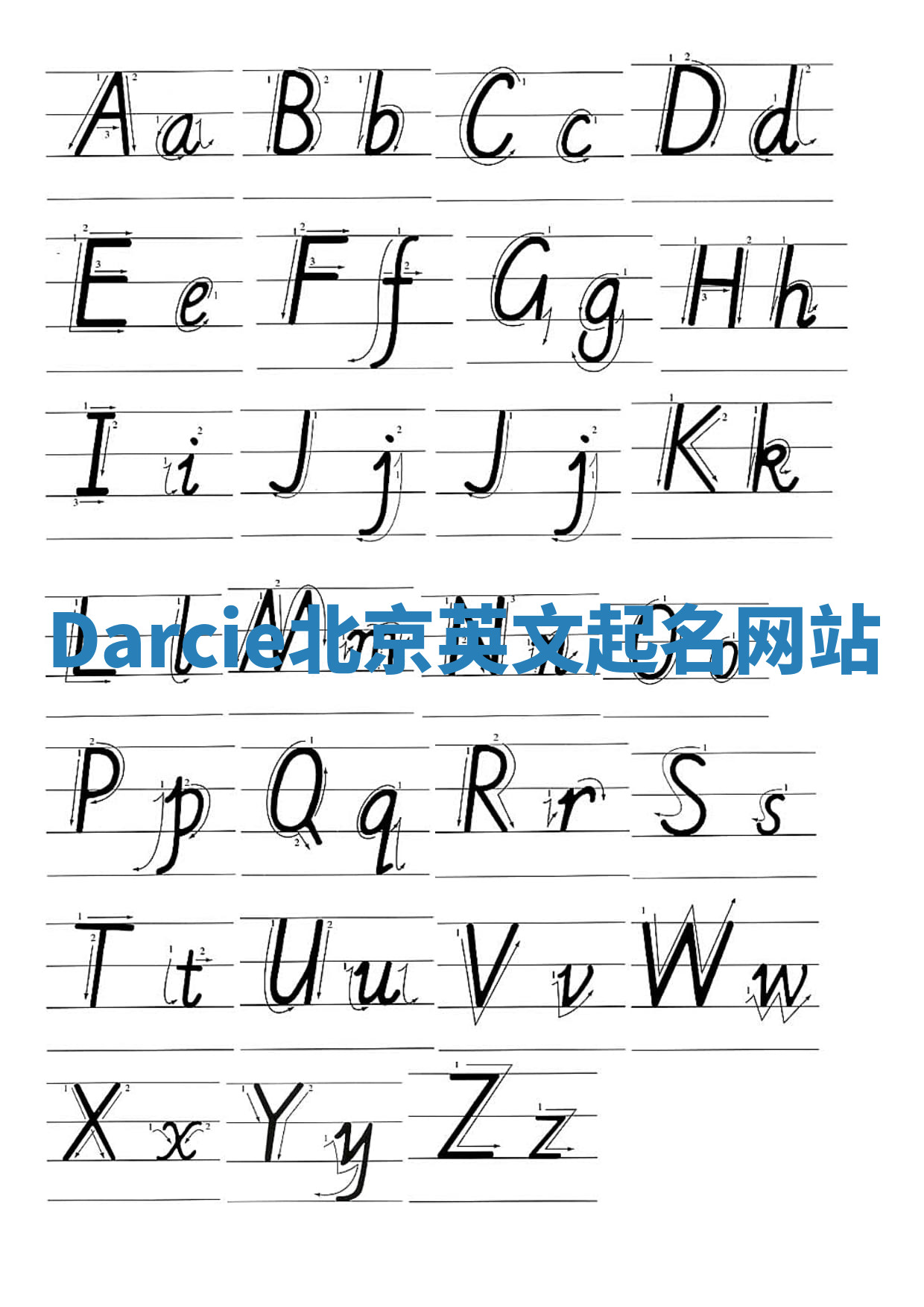 Darcie北京英文起名网站