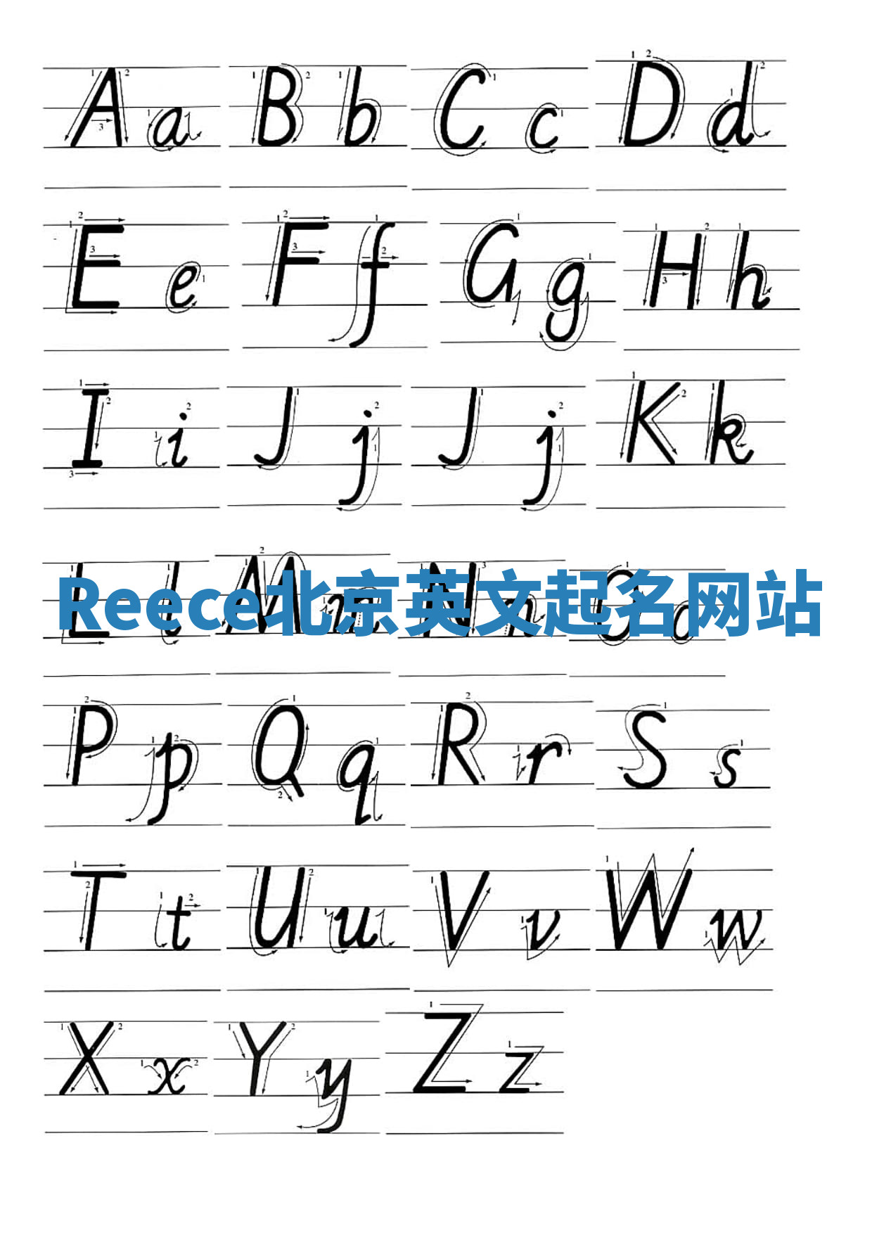 Reece北京英文起名网站