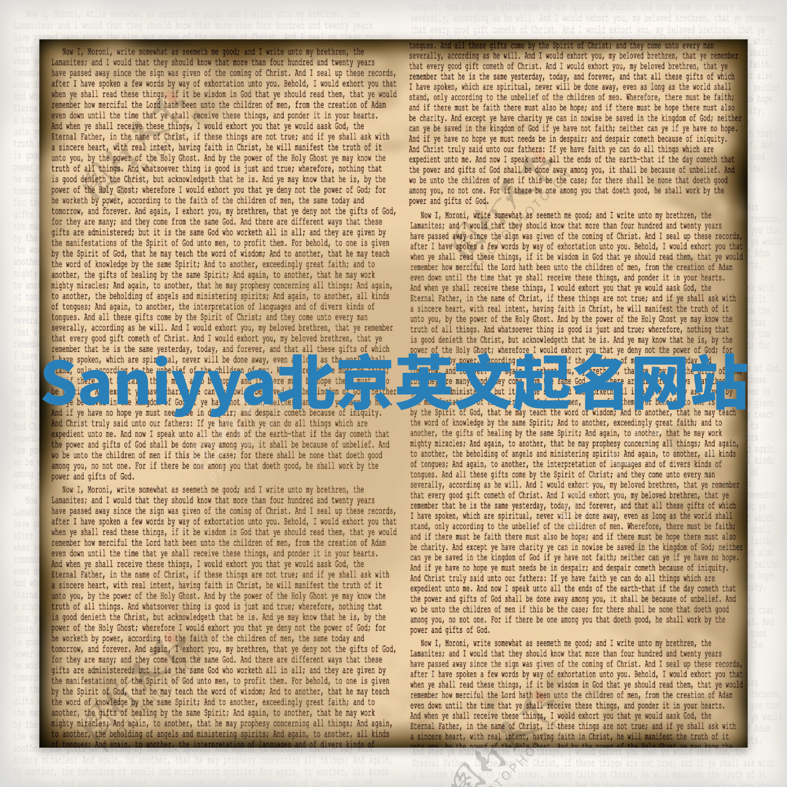 Saniyya北京英文起名网站