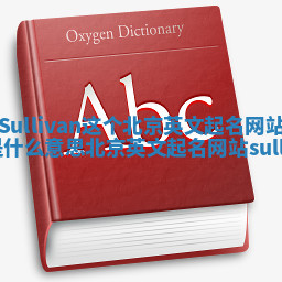 Sullivan这个北京英文起名网站是什么意思_北京英文起名网站sully Sullivan这个北京英文起名网站是什么意思_北京英文起名网站sully