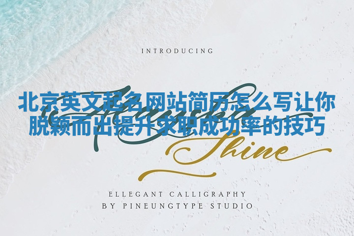 北京英文起名网站简历怎么写让你脱颖而出提升求职成功率的技巧