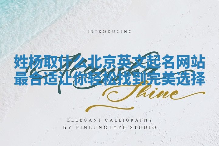 姓杨取什么北京英文起名网站最合适 让你轻松找到完美选择 姓杨取什么北京英文起名网站最合适 让你轻松找到完美选择